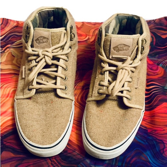 Vans Other - Vans pro-skate rare burlap style